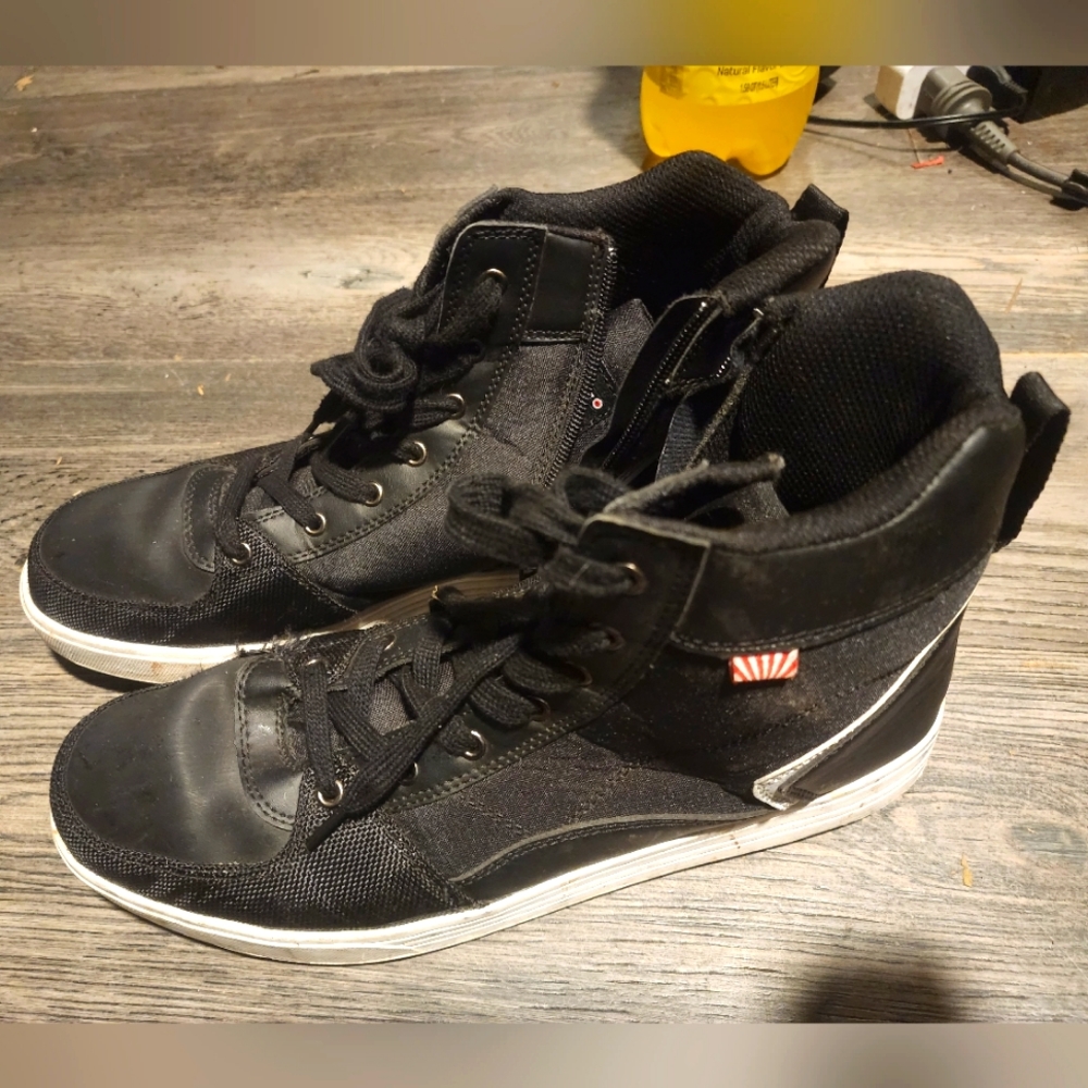NORU motorcycle riding Hightop tennis shoes sz 11 eur 44 RN:129783